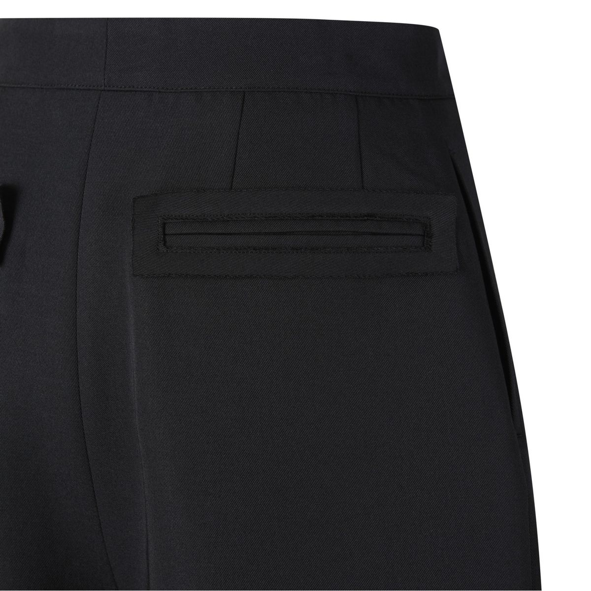 래코드(RECODE) Twill Patch Work Wide Short Pants_RQPAA23516BKX