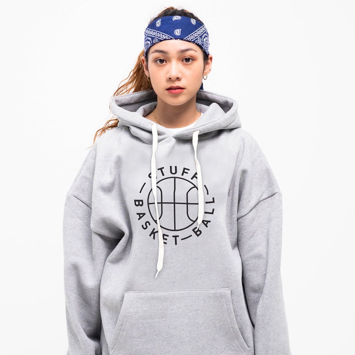 스터프(STUFF) 바스켓볼 써클 후드티