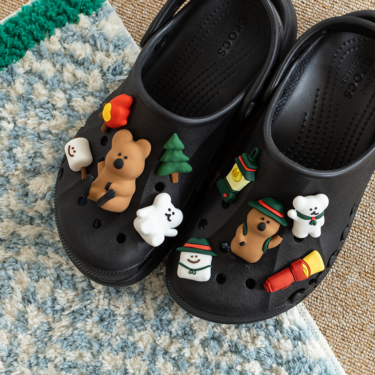 다이노탱(DINOTAENG) Clog Buttonz Set