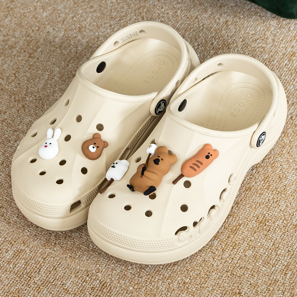 다이노탱(DINOTAENG) Clog Buttonz Set