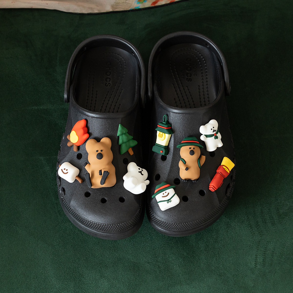 다이노탱(DINOTAENG) Clog Buttonz Set