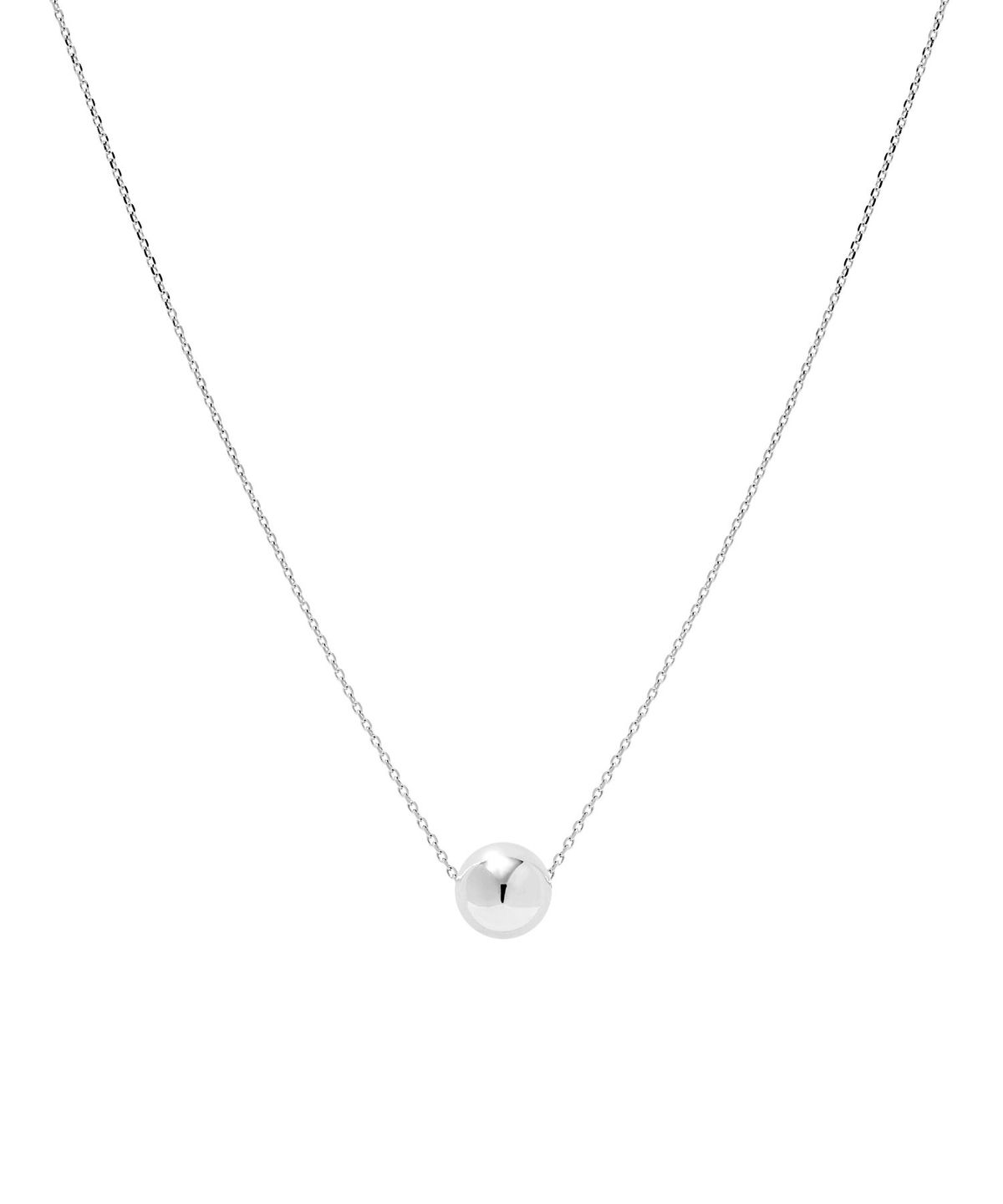 베흐트(VERTE) [925 silver] Un.silver.174 / simple ball necklace (long ver.)