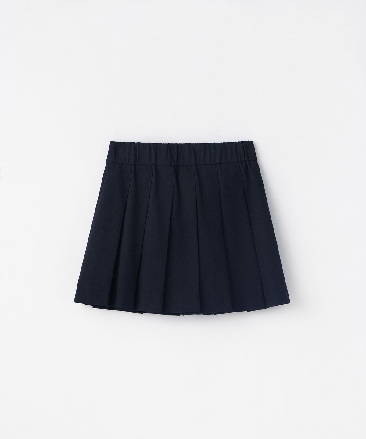 무신사 스탠다드 키즈(MUSINSA STANDARD KIDS) 밴딩 플리츠 스커트 [네이비]