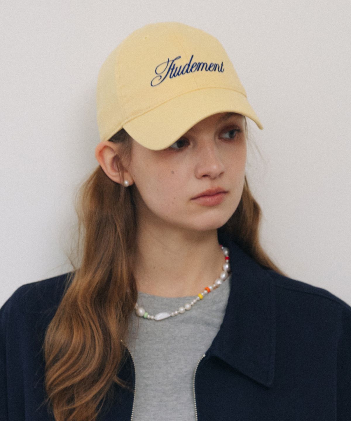 튜드먼트(TTUDEMENT) CLASSIC LOGO BALLCAP YELLOW