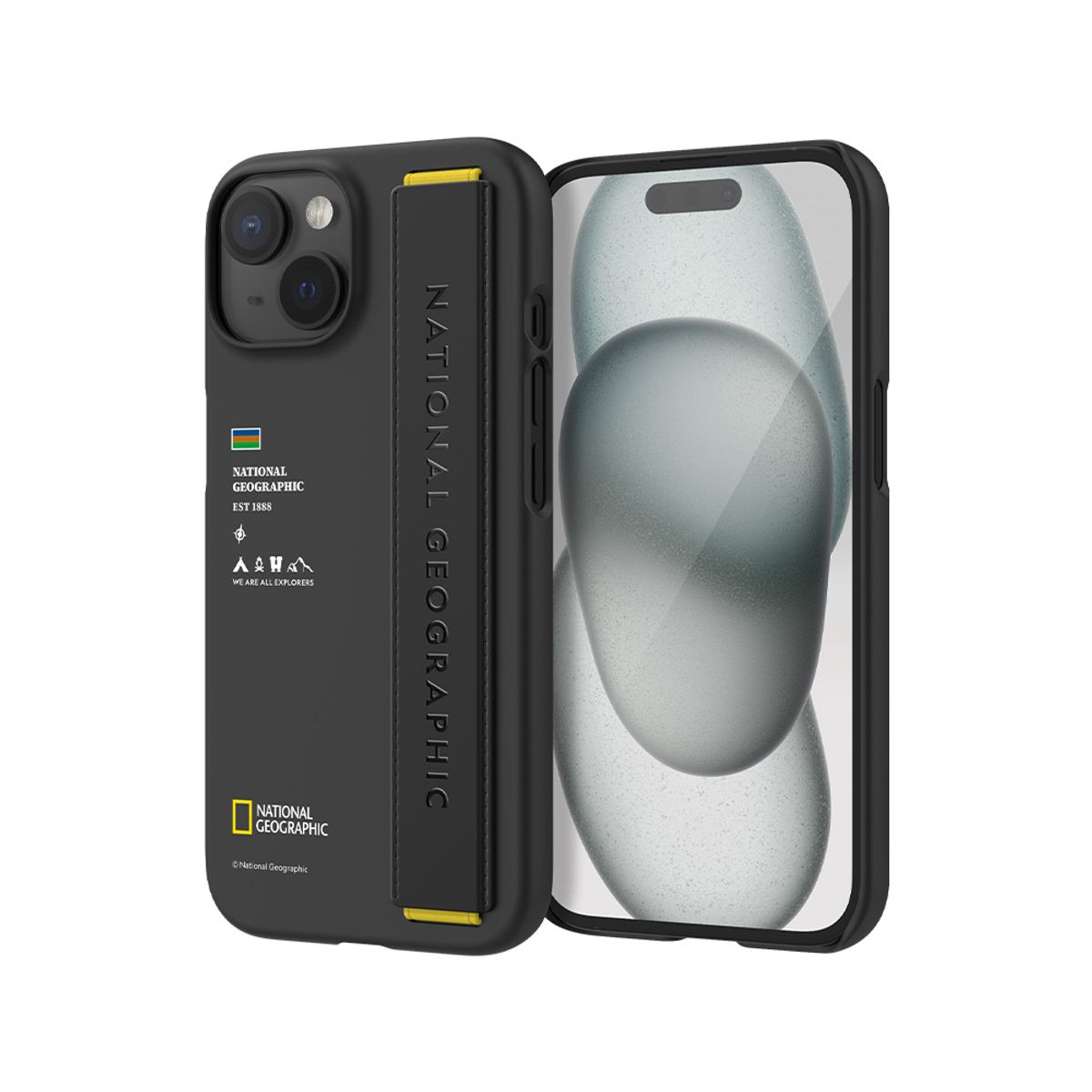 내셔널지오그래픽 모바일(NATIONAL GEOGRAPHIC MOBILE) 아이폰15 프로 프로맥스 플러스 스트랩 케이스
