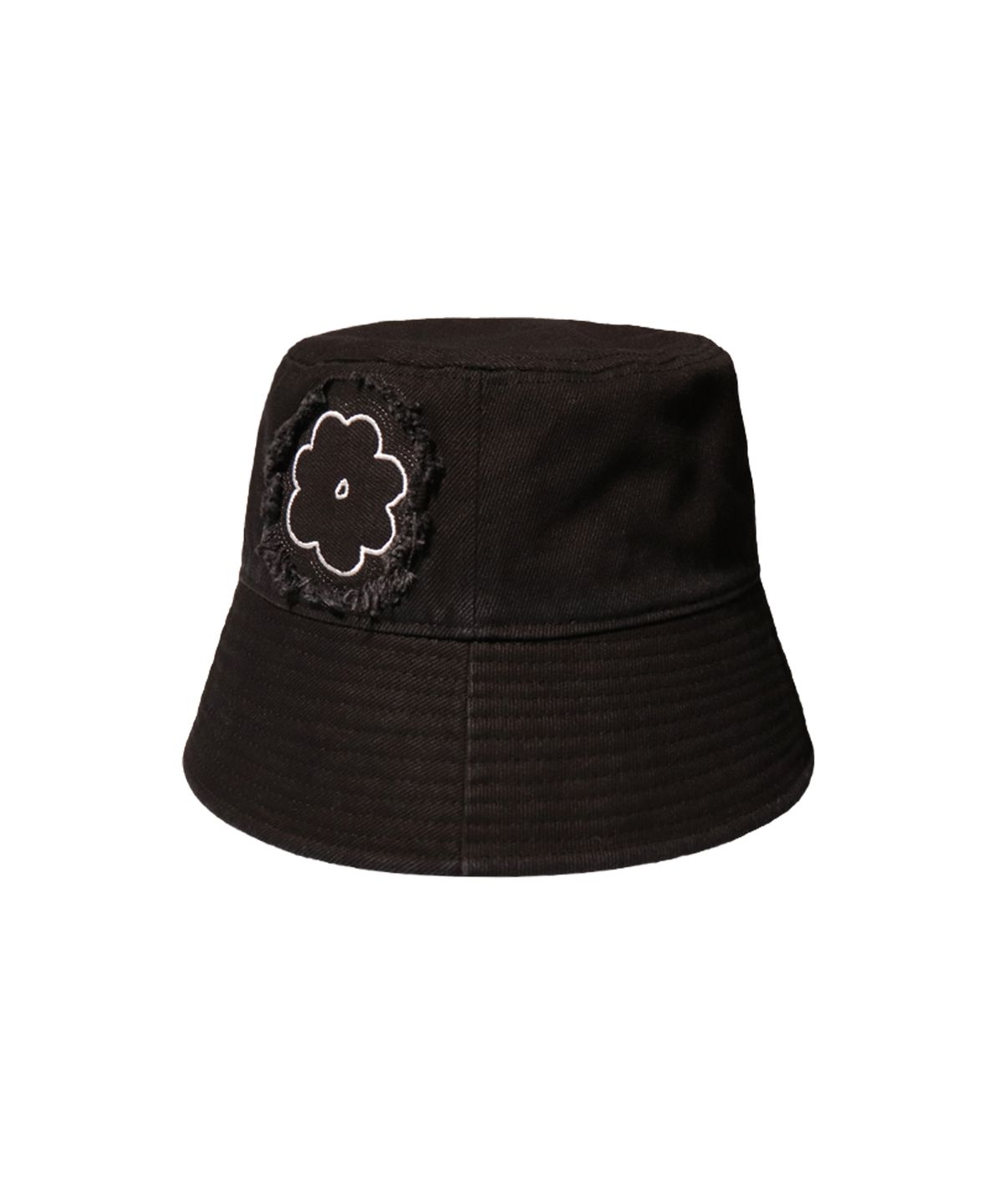 엘케블룸(ELKE BLOEM) FLOWER PATCH COTTON BLACK BUCKET HAT