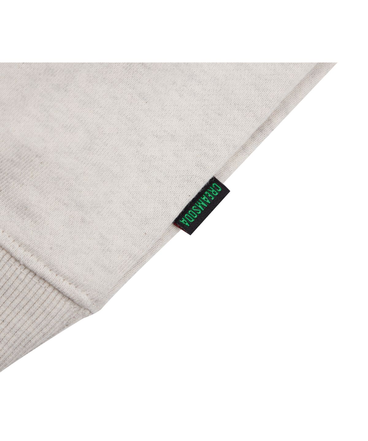 크림소다랩(CREAM SODA LAB) 모토캠프 스몰로고 후드티 오트밀 블랙