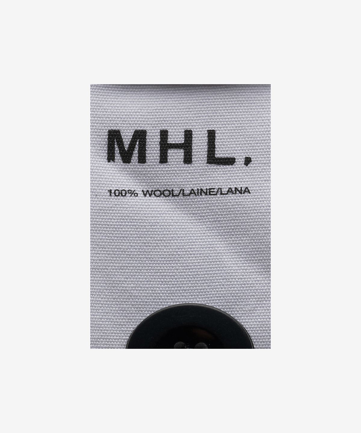 마가렛 호웰(MHL MARGARET HOWELL) 웰트 포켓 가디건 - 블랙 / WHKN0129A23KLFBLK