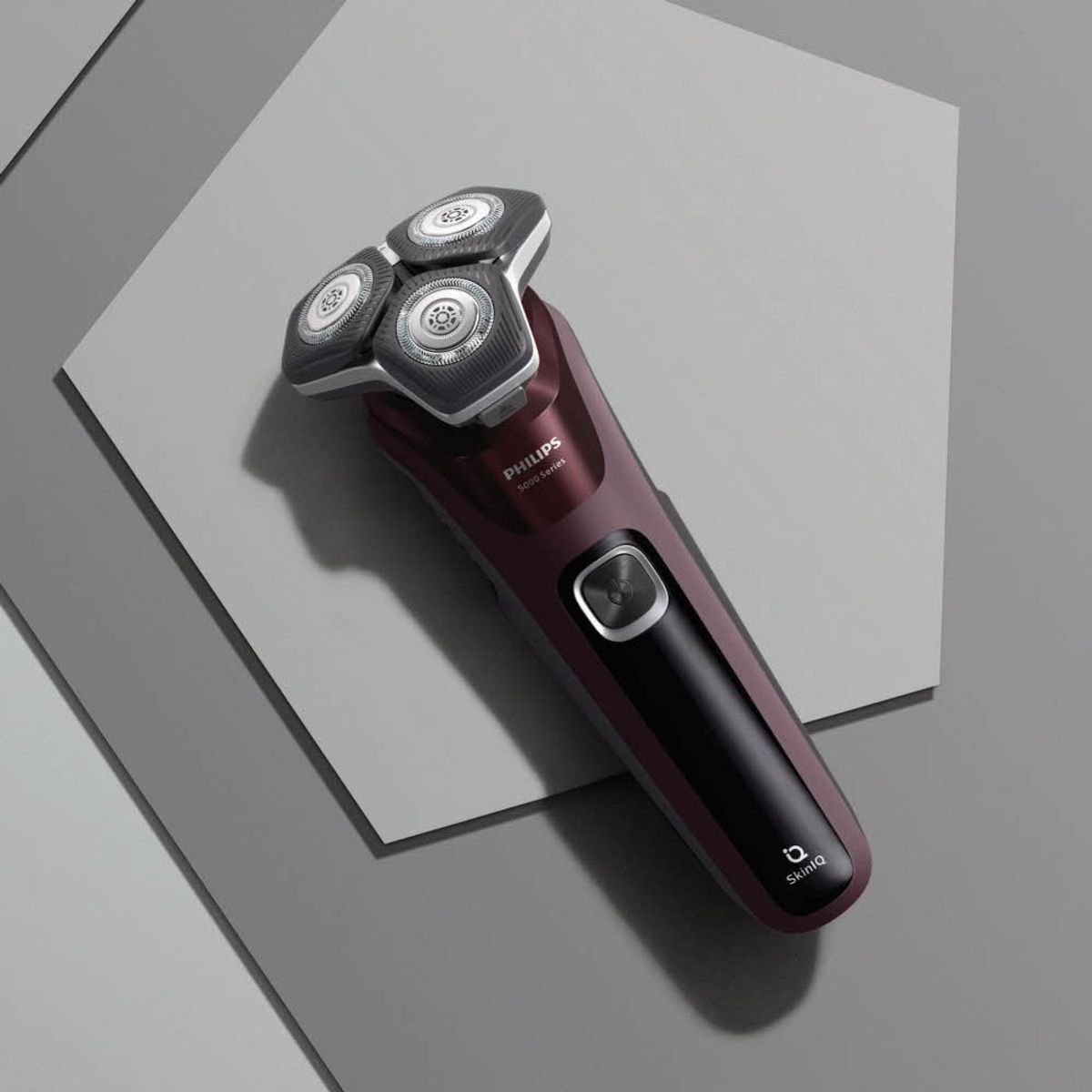 필립스(PHILIPS) SkinIQ 5000 시리즈 전기면도기 S5881/12 버건디 레드