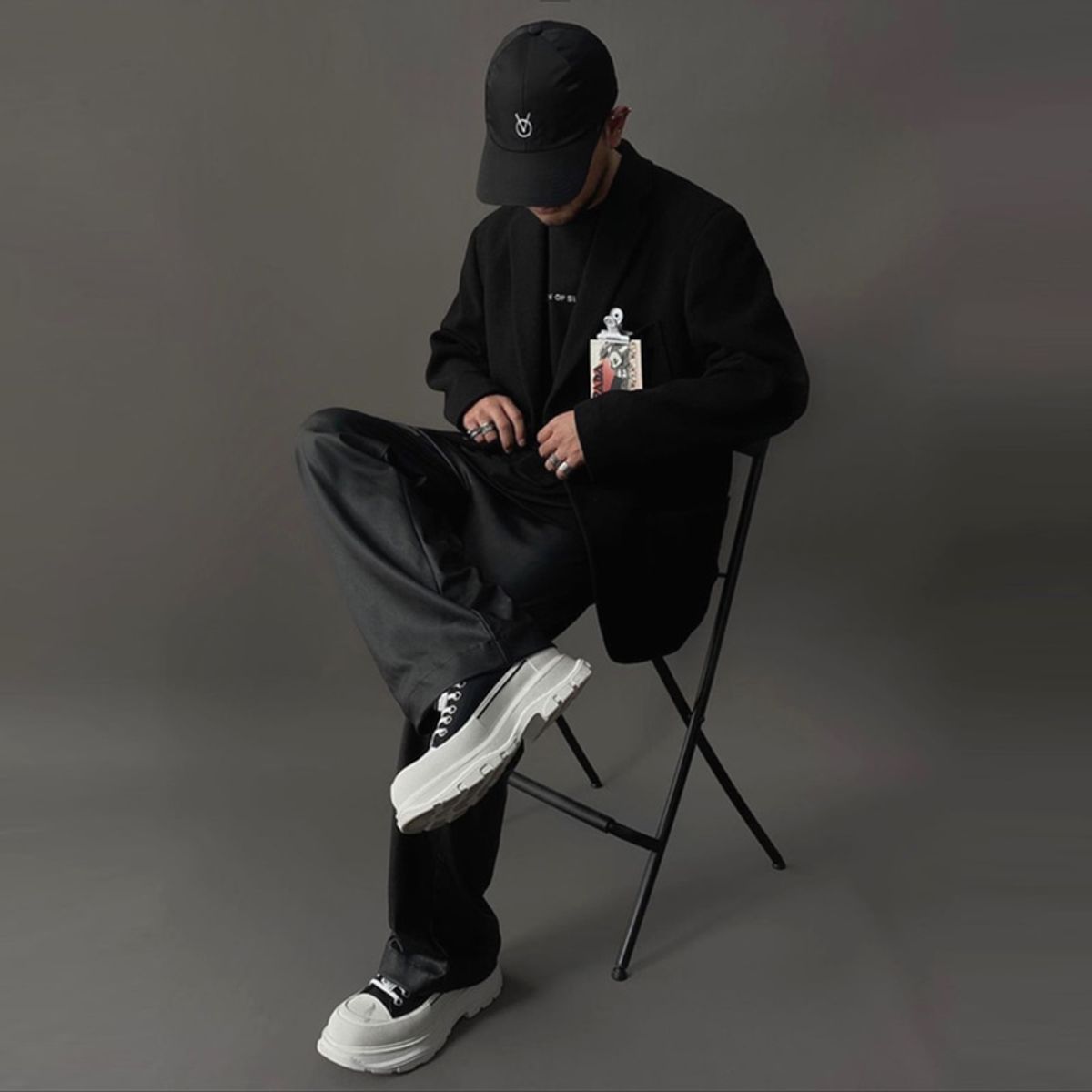 빈스모크(VINSMOKE) OV Sports [BLACK] 볼캡 [SOFT FIT]