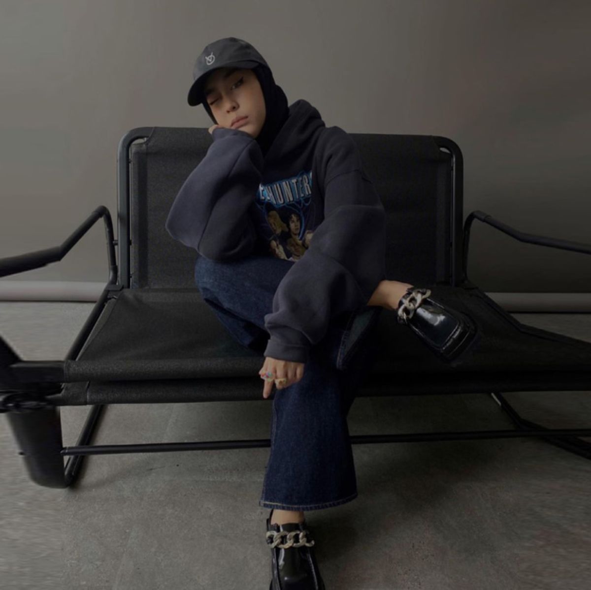 빈스모크(VINSMOKE) OV Sports [BLACK] 볼캡 [SOFT FIT]