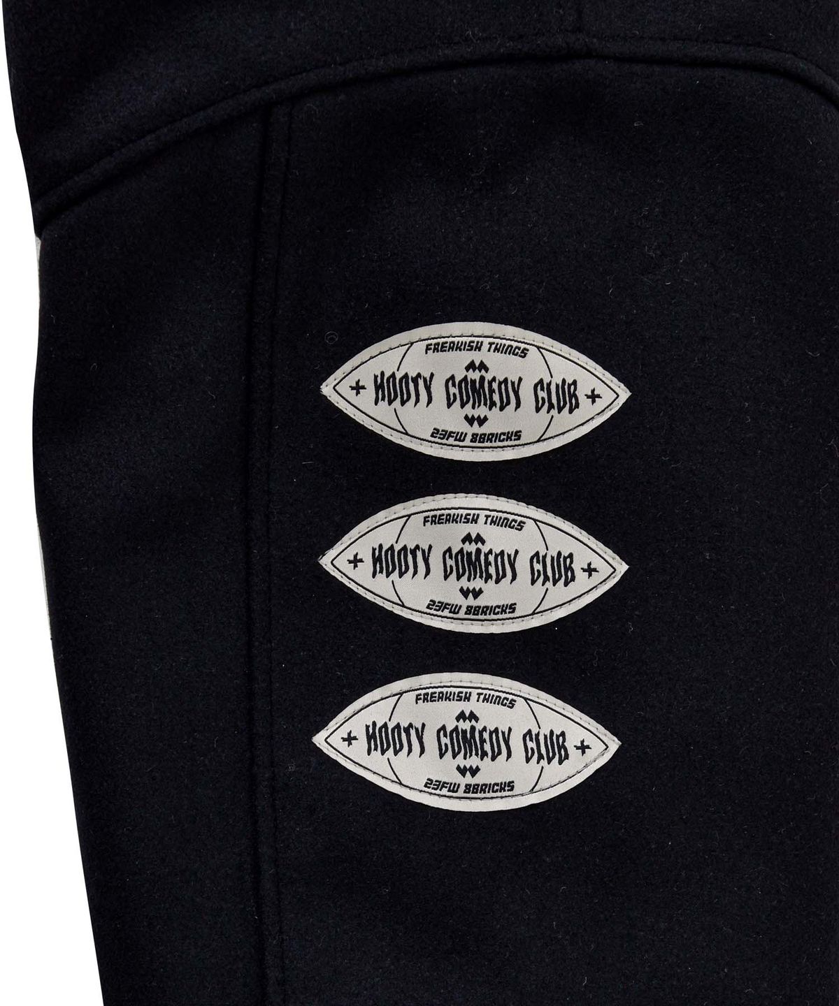 프리키쉬빌딩(FREAKISH BUILDING) SMILING EYES VARSITY ZIP-UP JACKET