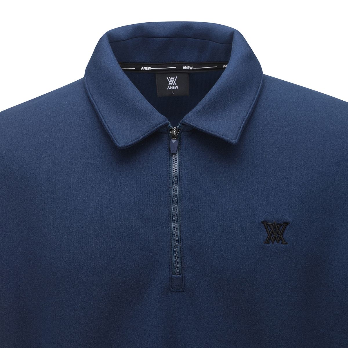 어뉴골프(ANEW GOLF) MEN COLLAR HALF ZIP LONG T-SHIRT_IB