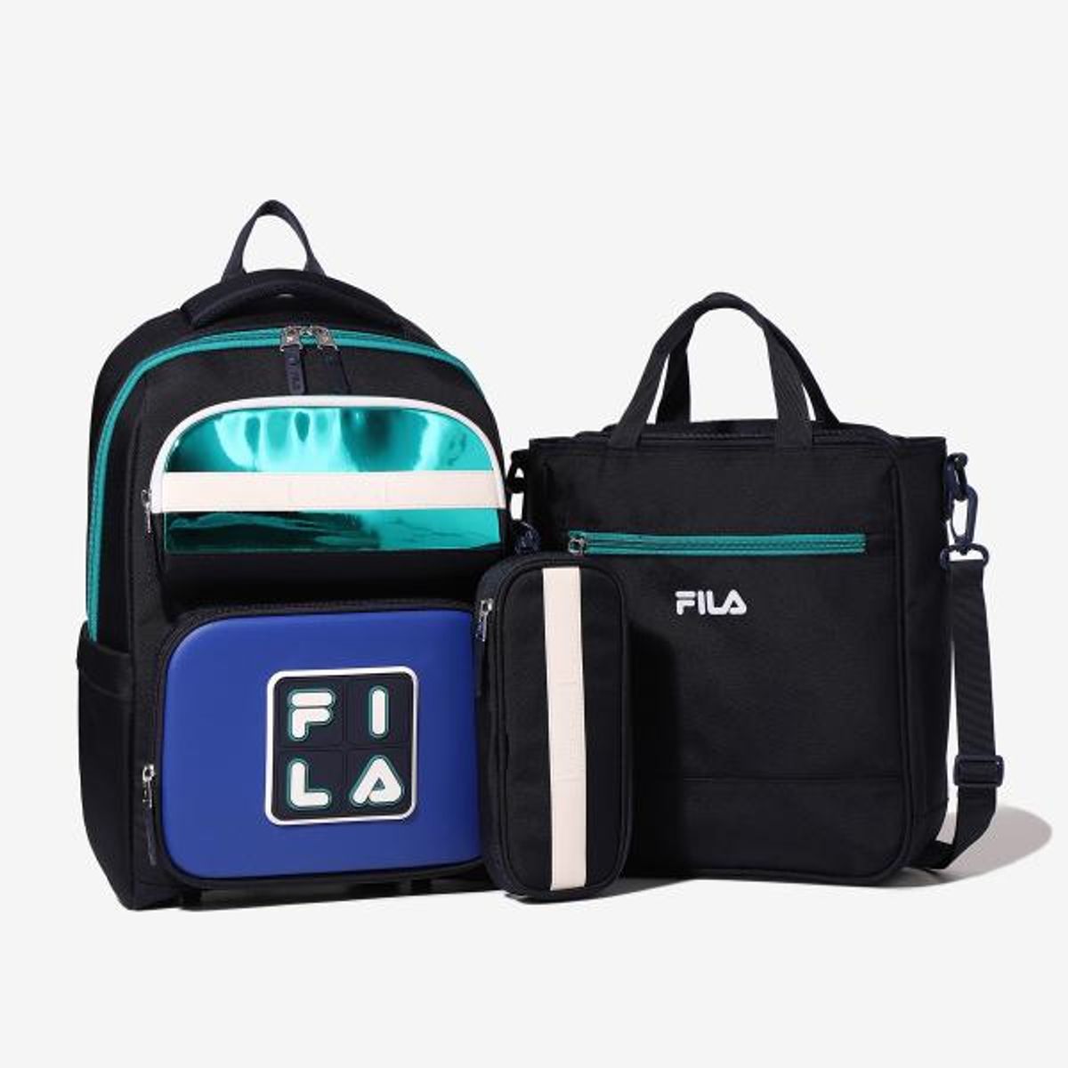 휠라 키즈(FILA KIDS) 루미꾸미 책가방 세트(FK3BEG1005MNAY)