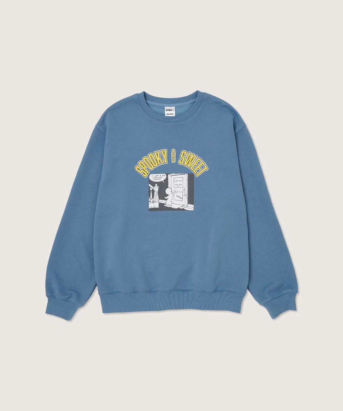 플랙(PLAC) CASPER X PLAC 스푸키 캐스퍼 스웨트 셔츠 블루