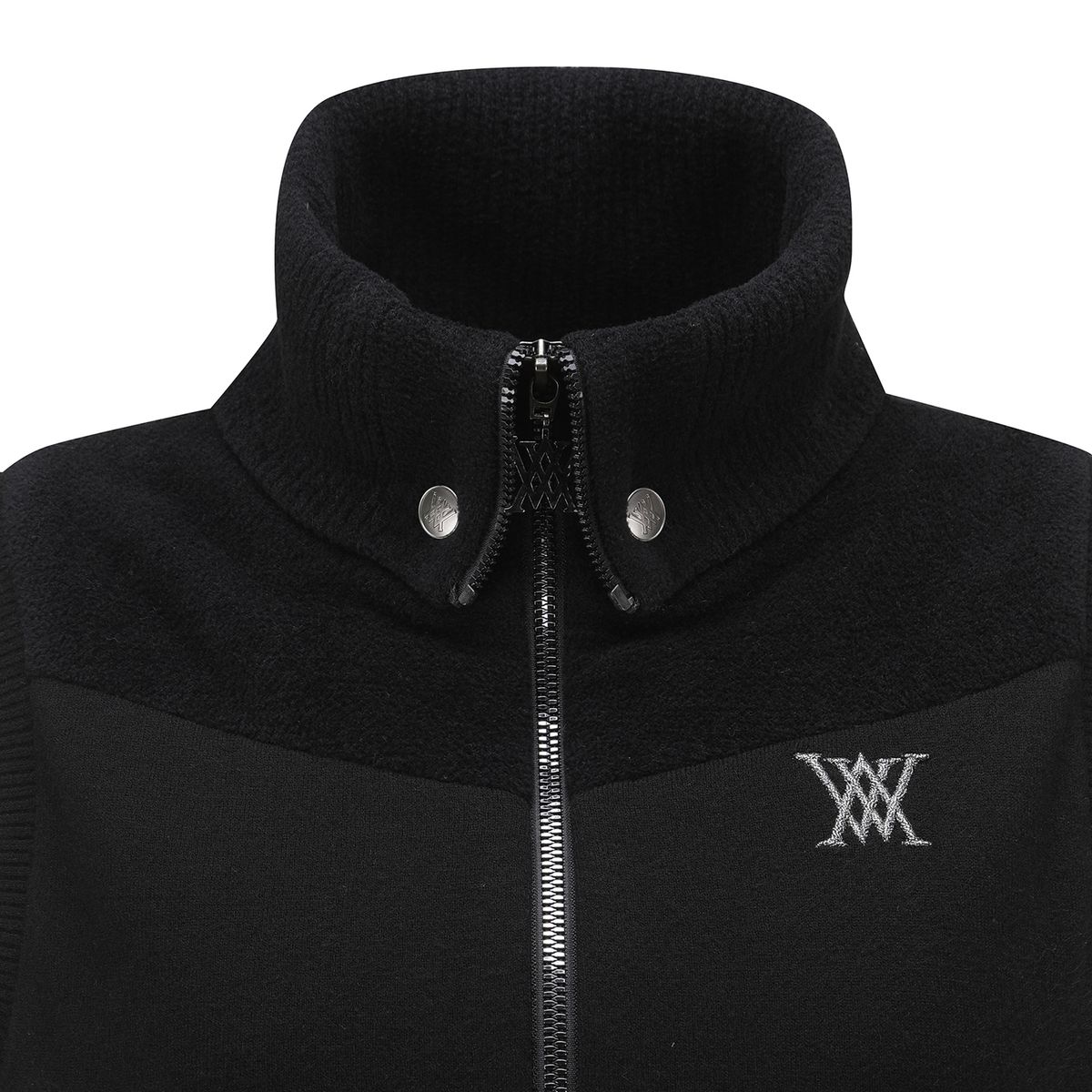 어뉴골프(ANEW GOLF) WOMEN HYBRID KNIT VEST_BK