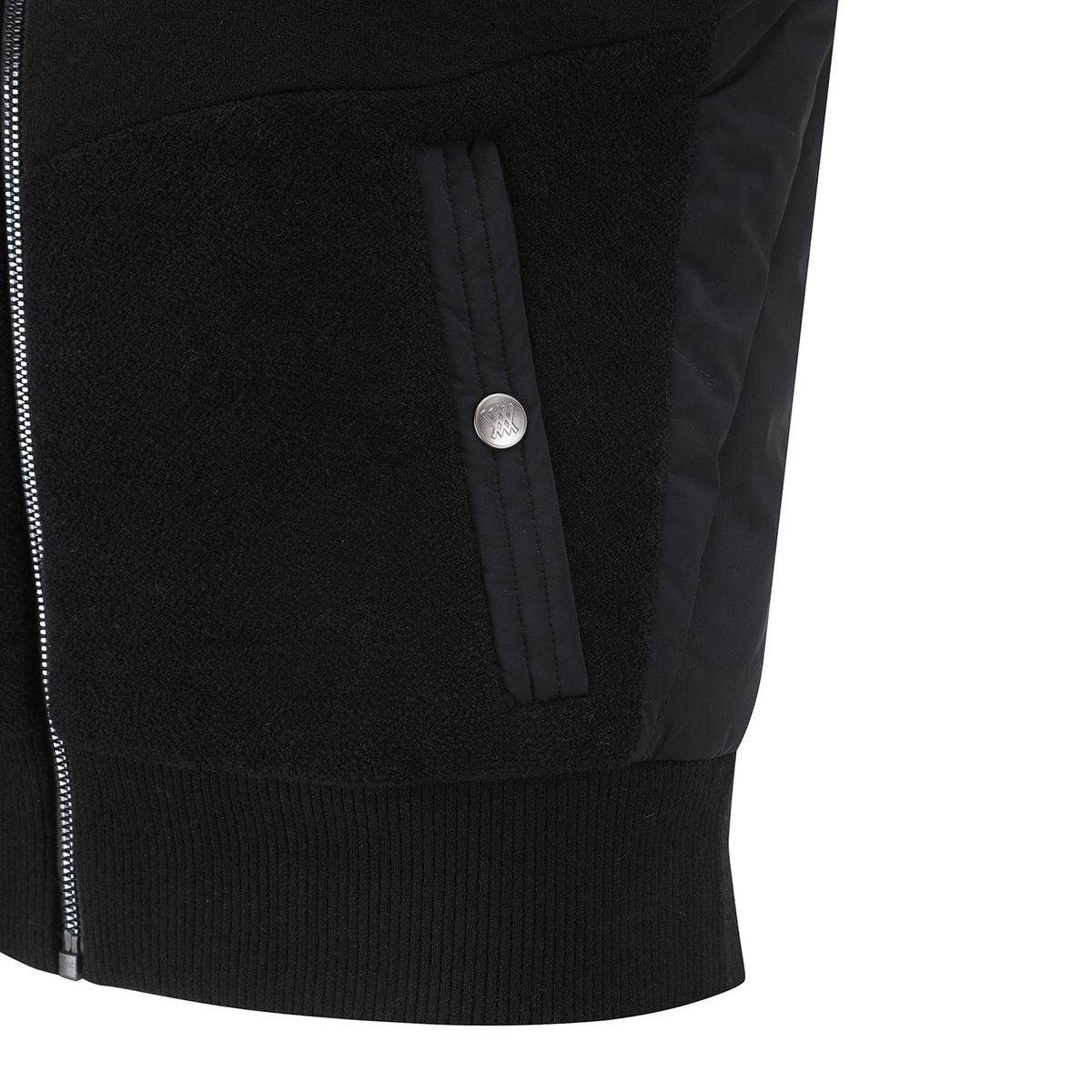 어뉴골프(ANEW GOLF) WOMEN HYBRID KNIT VEST_BK