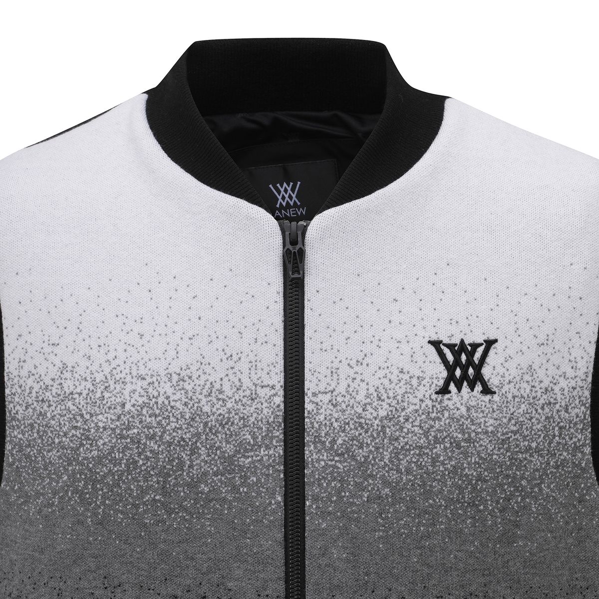 어뉴골프(ANEW GOLF) MEN HYBRID KNIT VEST_BK