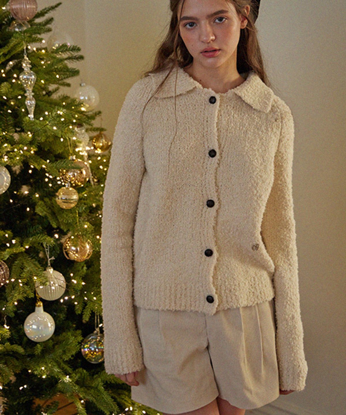 헤인트(HAINT) LONDON CLASSIC CORDUROY HALF PANTS_3COLORS_IVORY