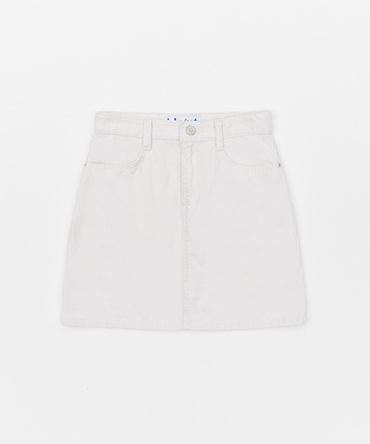 헤인트(HAINT) CAROL CORDUROY MINI SKIRT_3COLORS_IVORY