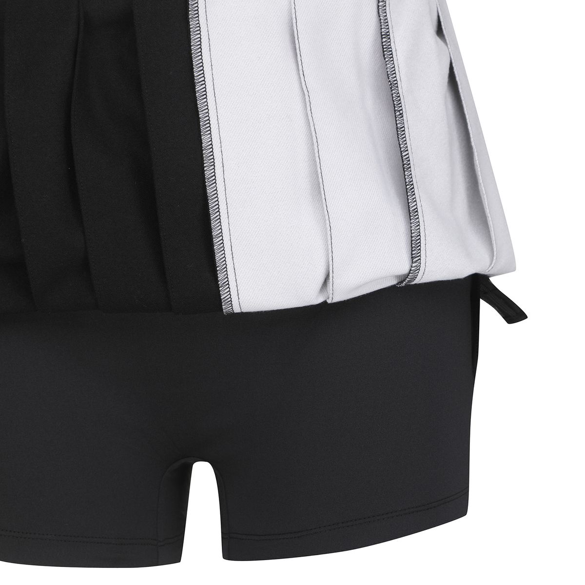 어뉴골프(ANEW GOLF) W CHECK PATTERN PLEATS SQ_BK
