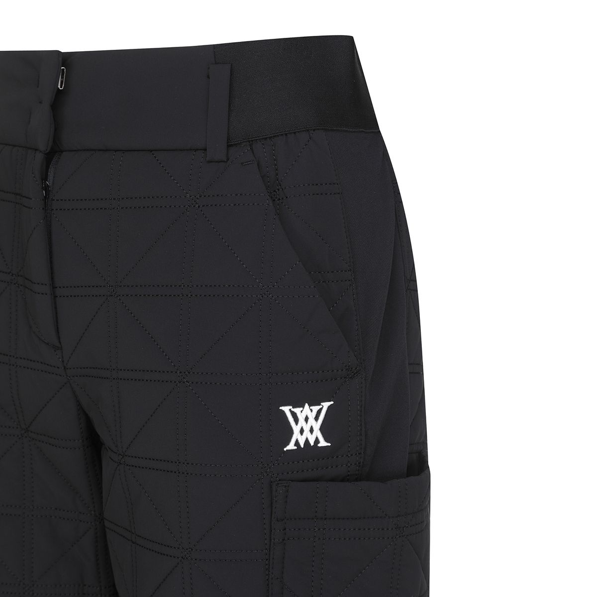 어뉴골프(ANEW GOLF) W THINSULATE QUILTING PONIT JOGGER L/PT_BK