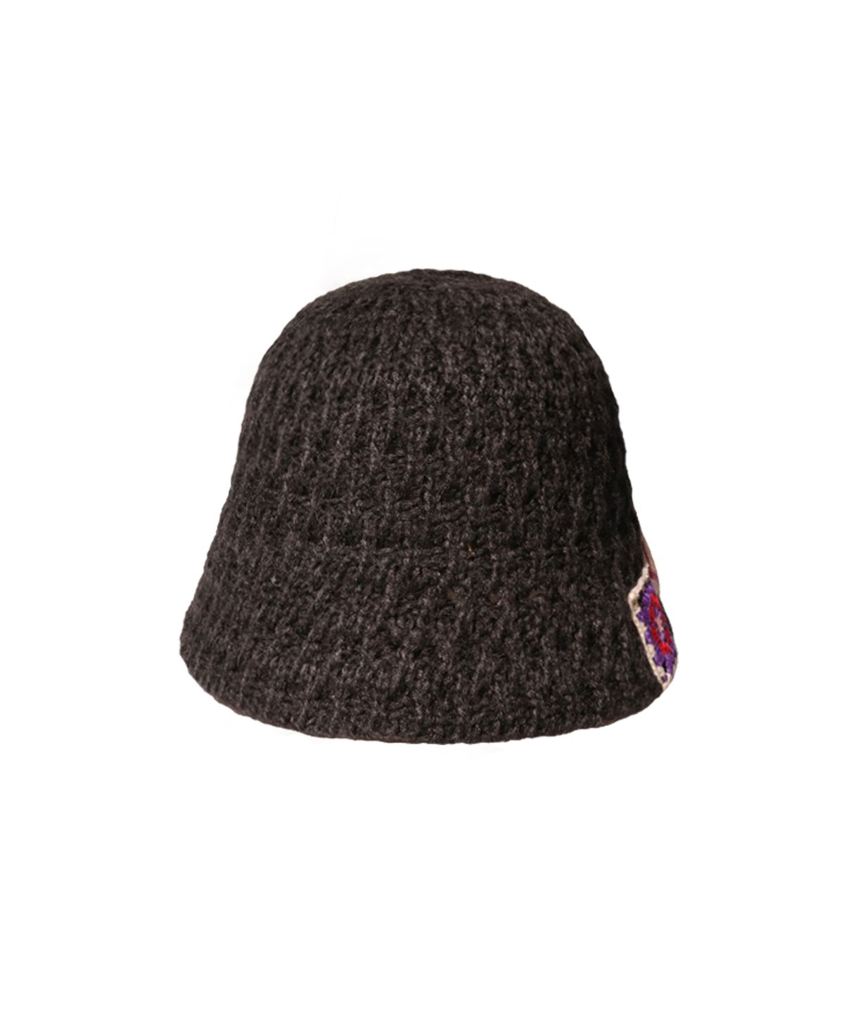 엘케블룸(ELKE BLOEM) F/W FLOWER NET CHARCOAL BUCKET HAT