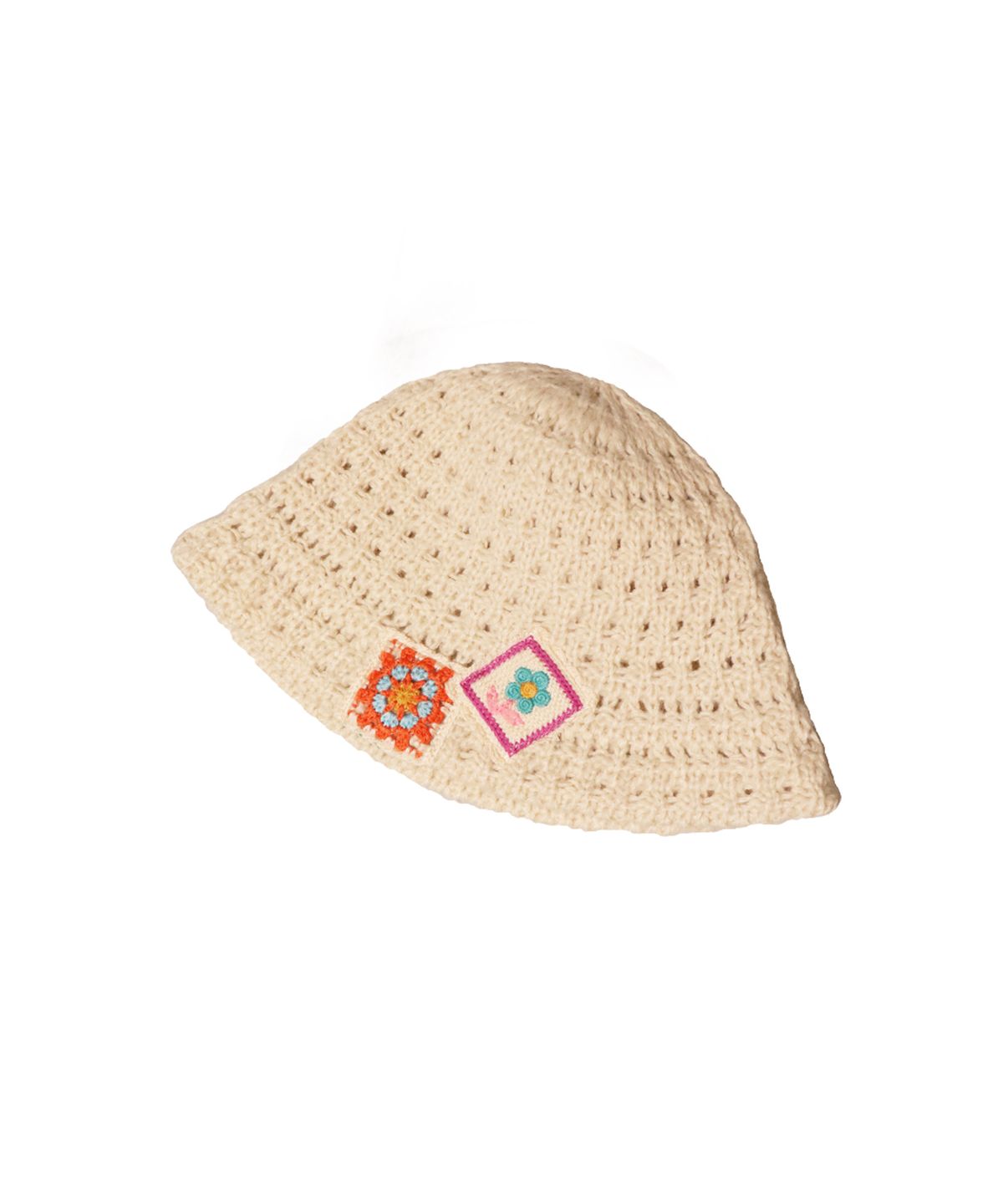 엘케블룸(ELKE BLOEM) F/W FLOWER NET IVORY BUCKET HAT