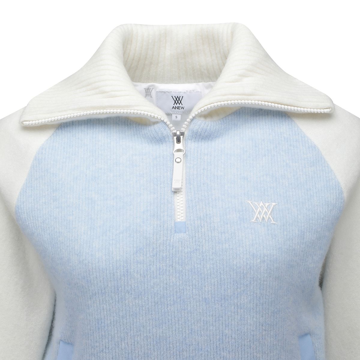 어뉴골프(ANEW GOLF) WOMEN WIND BLOCK HALF ZIP SWEATER_LB