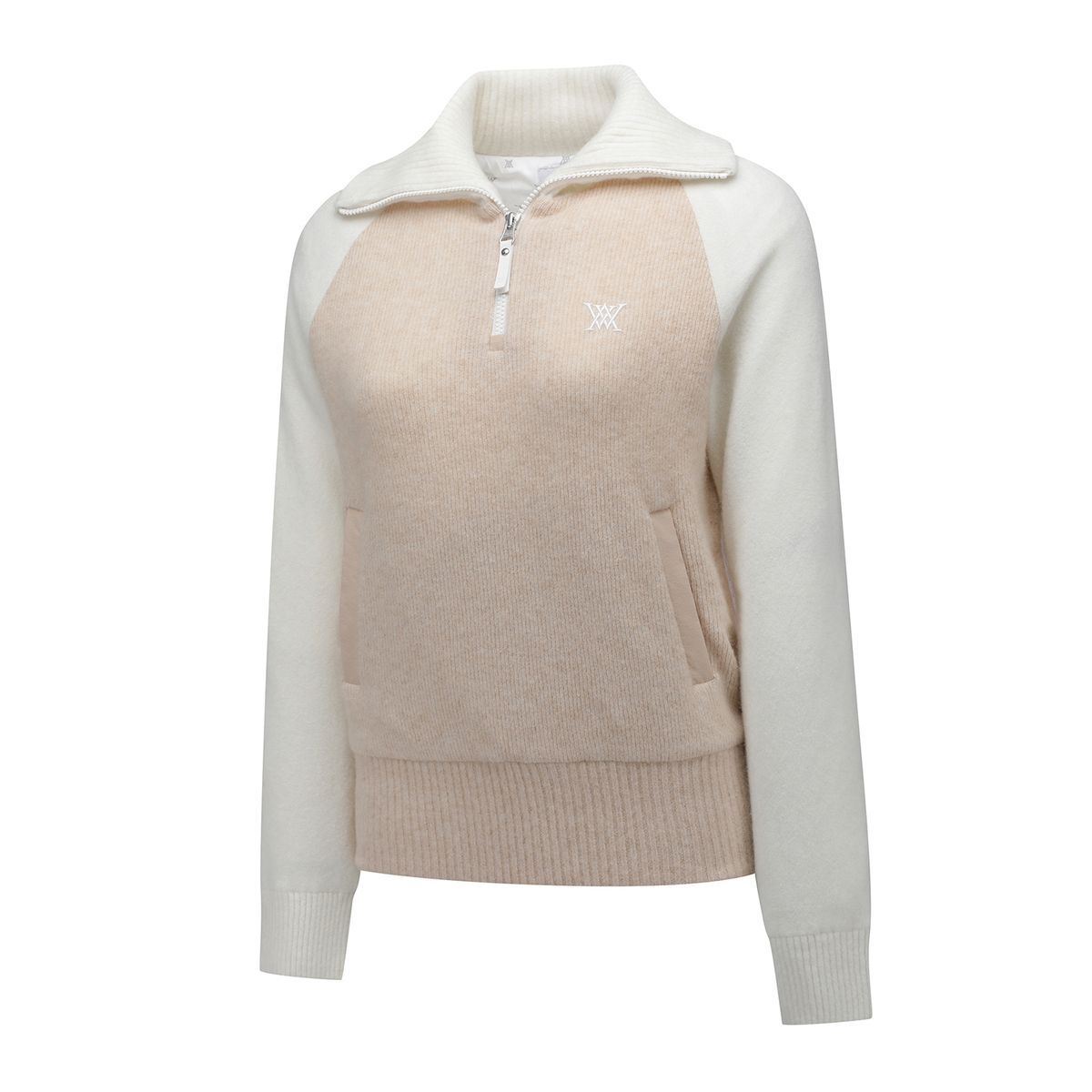 어뉴골프(ANEW GOLF) WOMEN WIND BLOCK HALF ZIP SWEATER_LE