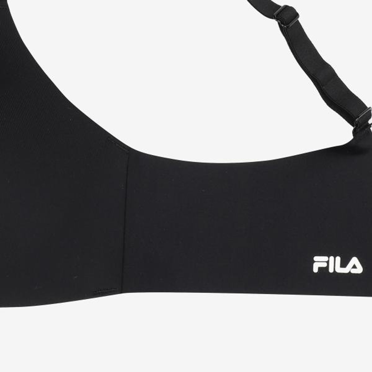 휠라언더웨어(FILA UNDERWEAR) 퓨징 데일리 노와이어 브라(FI4BAG1101FBLK)