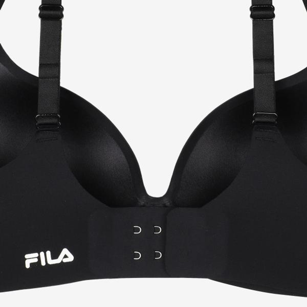 휠라언더웨어(FILA UNDERWEAR) 퓨징 데일리 노와이어 브라(FI4BAG1101FBLK)