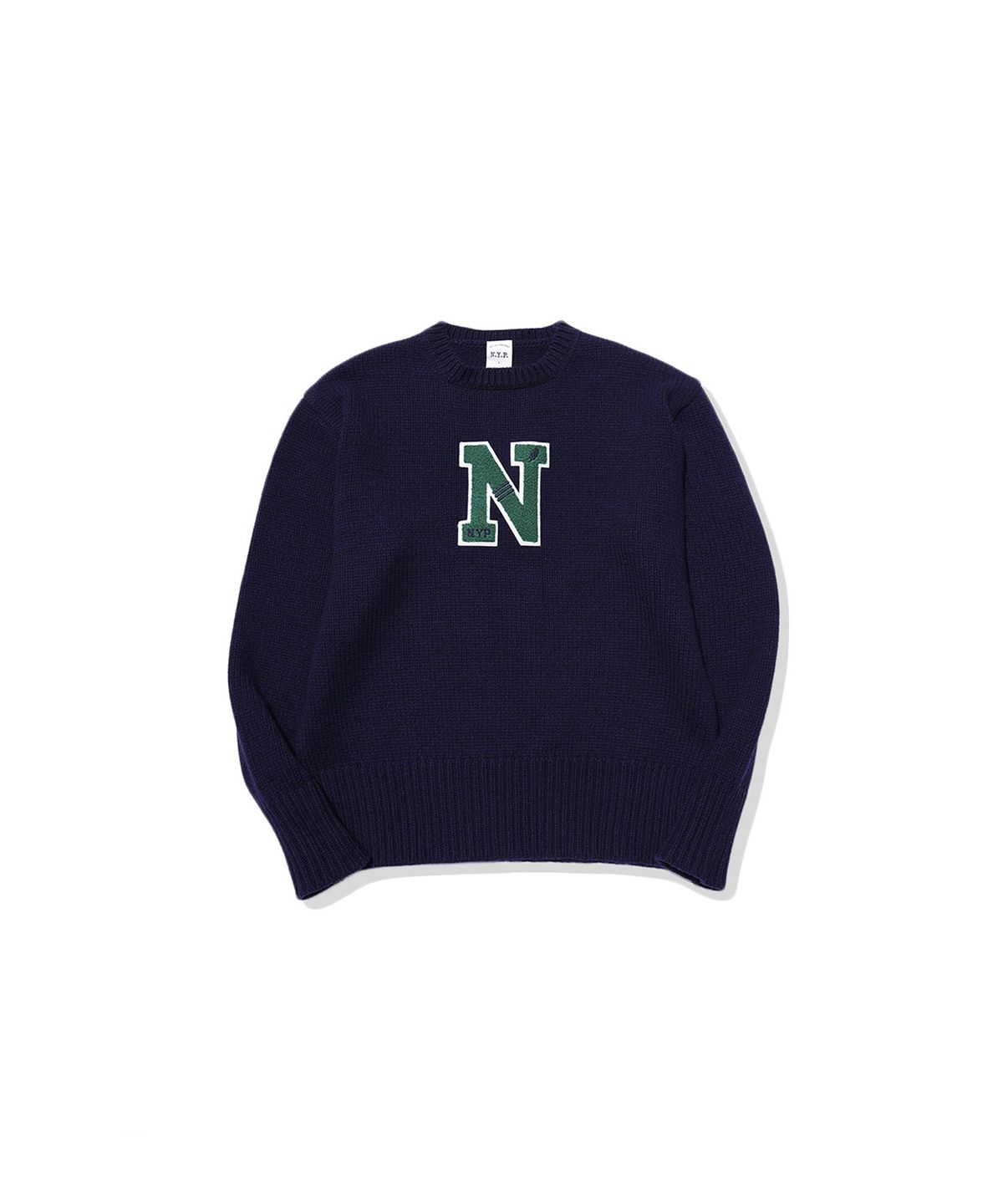 엔와이피(N.Y.P) Crew Neck Sweater (deep blue)