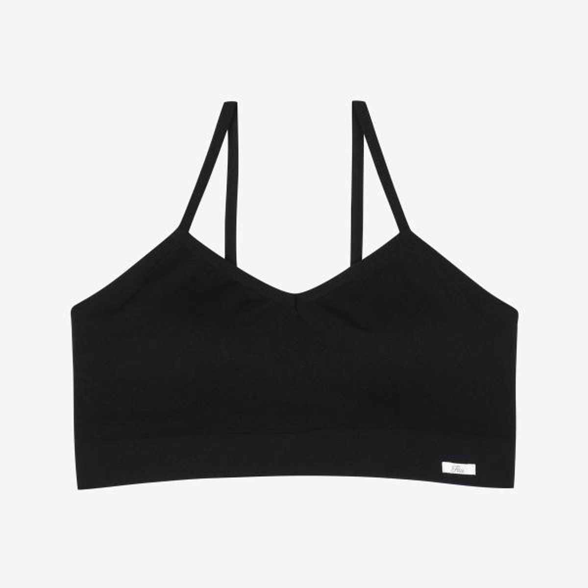 휠라언더웨어(FILA UNDERWEAR) 심리스 포근 캐미솔 브라(FI4ITG1101FBLK)