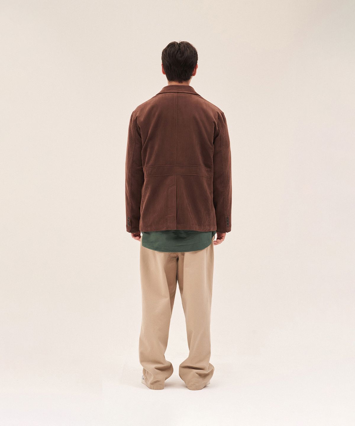 엔와이피(N.Y.P) Corduroy Utility Jacket (university brown)