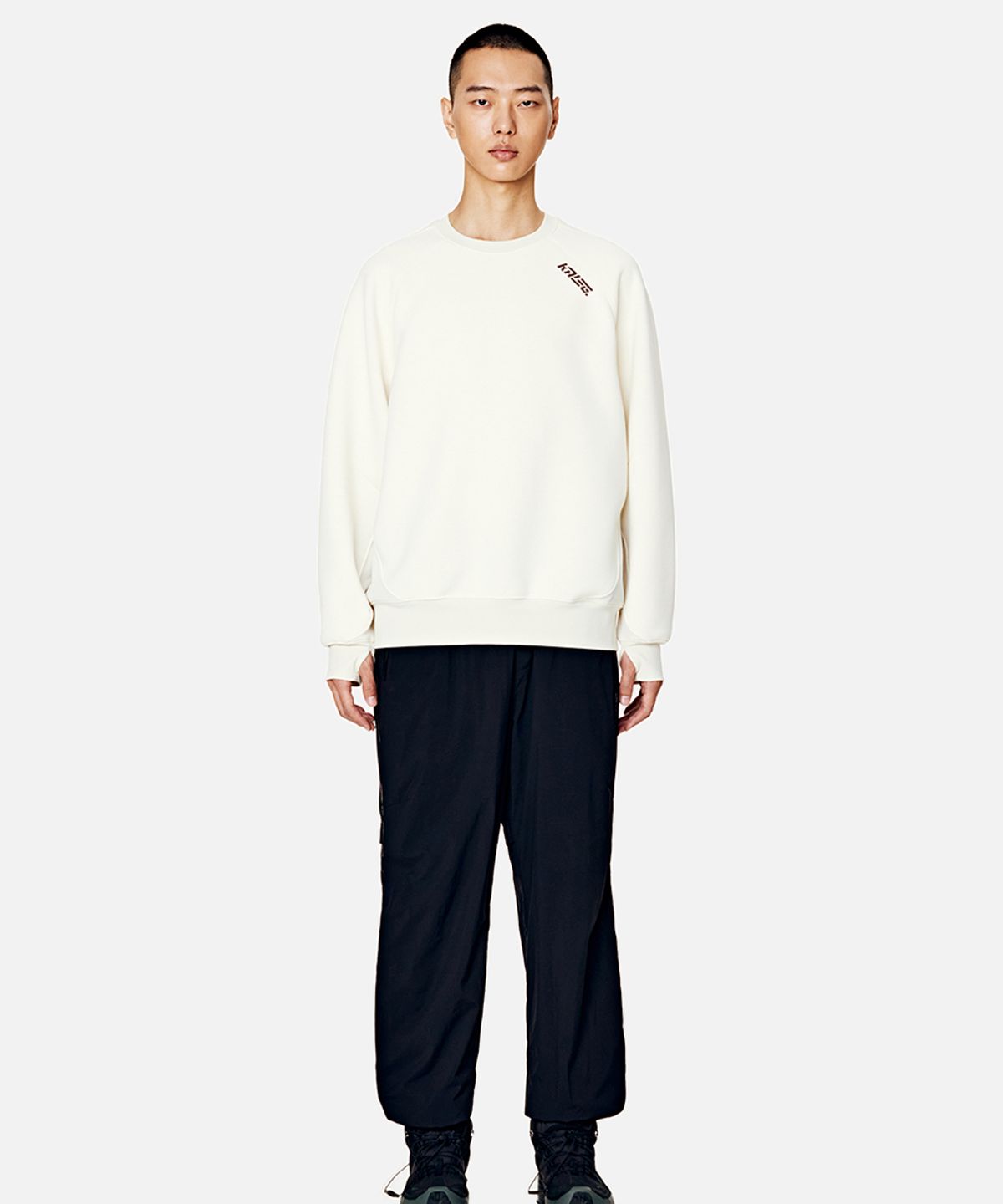칼렉(KALEG) UNISEX WARM UP PANTS BLACK