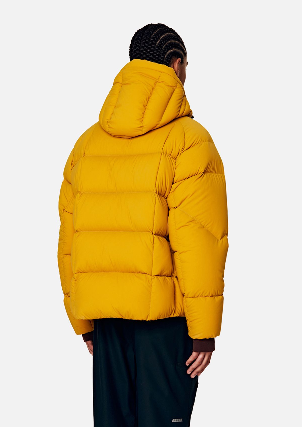 칼렉(KALEG) UNISEX WARM UP DOWN JACKET MUSTARD