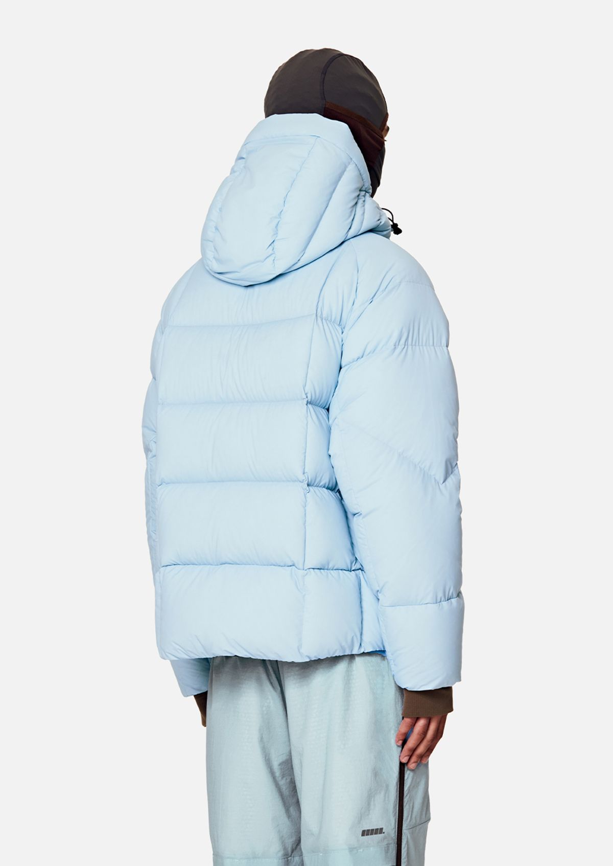 칼렉(KALEG) UNISEX WARM UP DOWN JACKET LIGHT BLUE