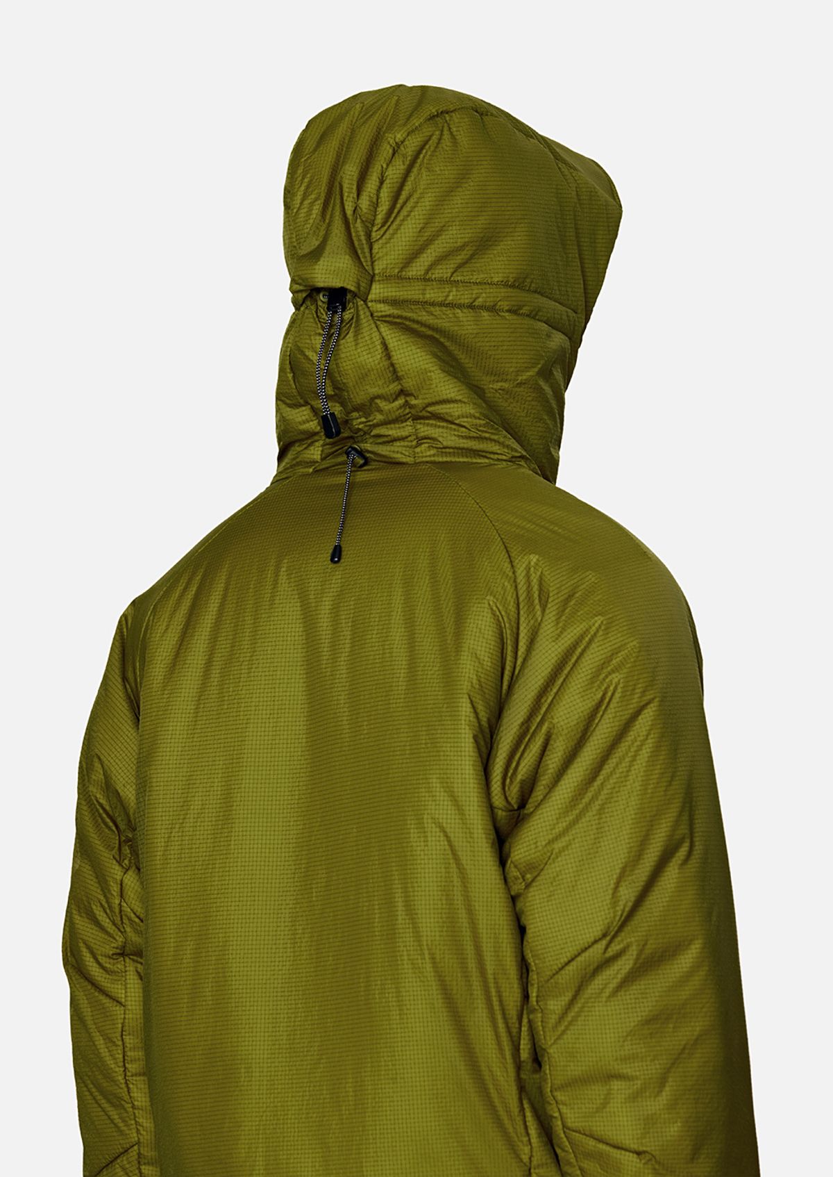 칼렉(KALEG) UNISEX RACING HYBRID DOWN JACKET YELLOW GREEN