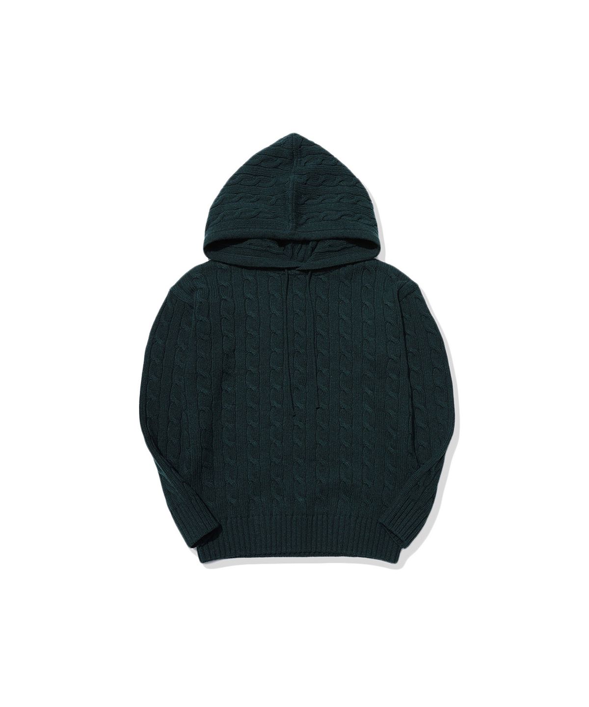 엔와이피(N.Y.P) Cable Knit Hoodie (winter green)