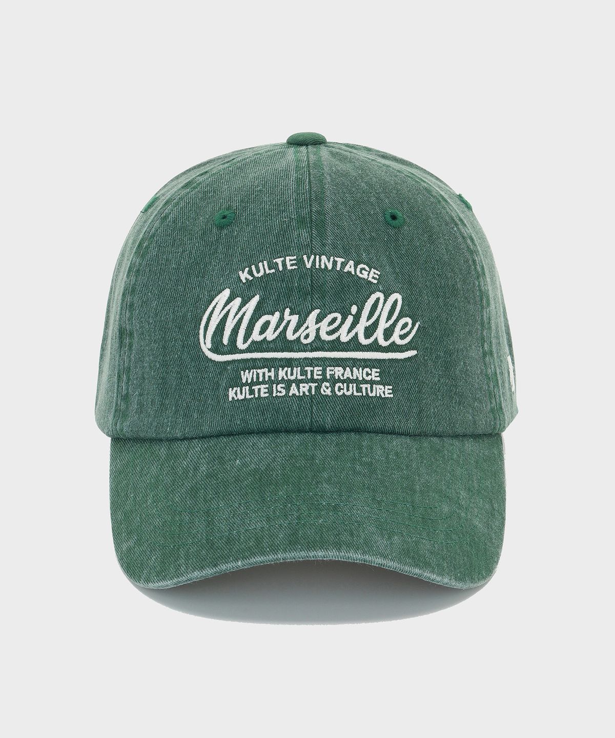 쿨트(KULTE) VINTAGE TAIL WASHING CAP GREEN