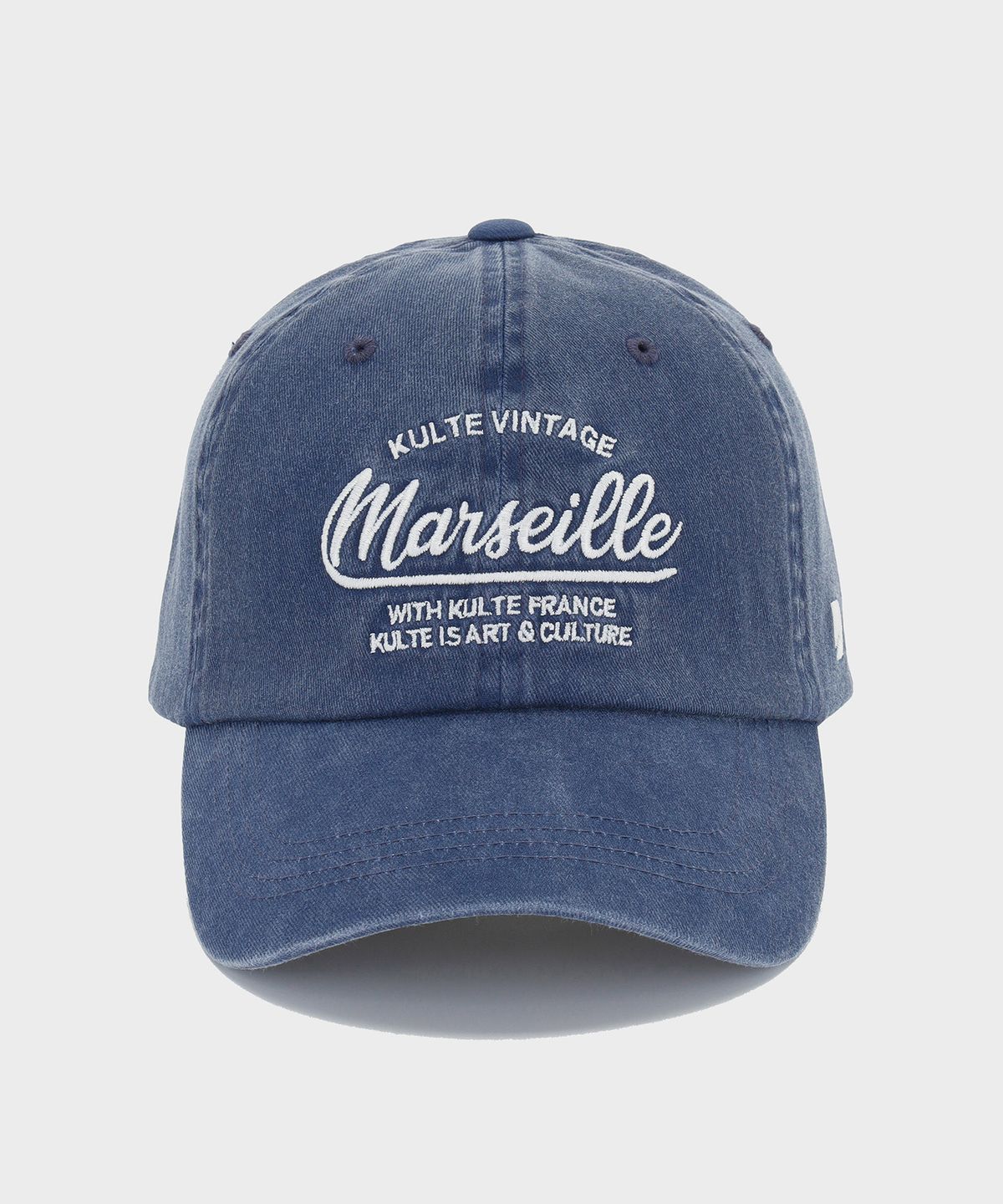 쿨트(KULTE) VINTAGE TAIL WASHING CAP NAVY