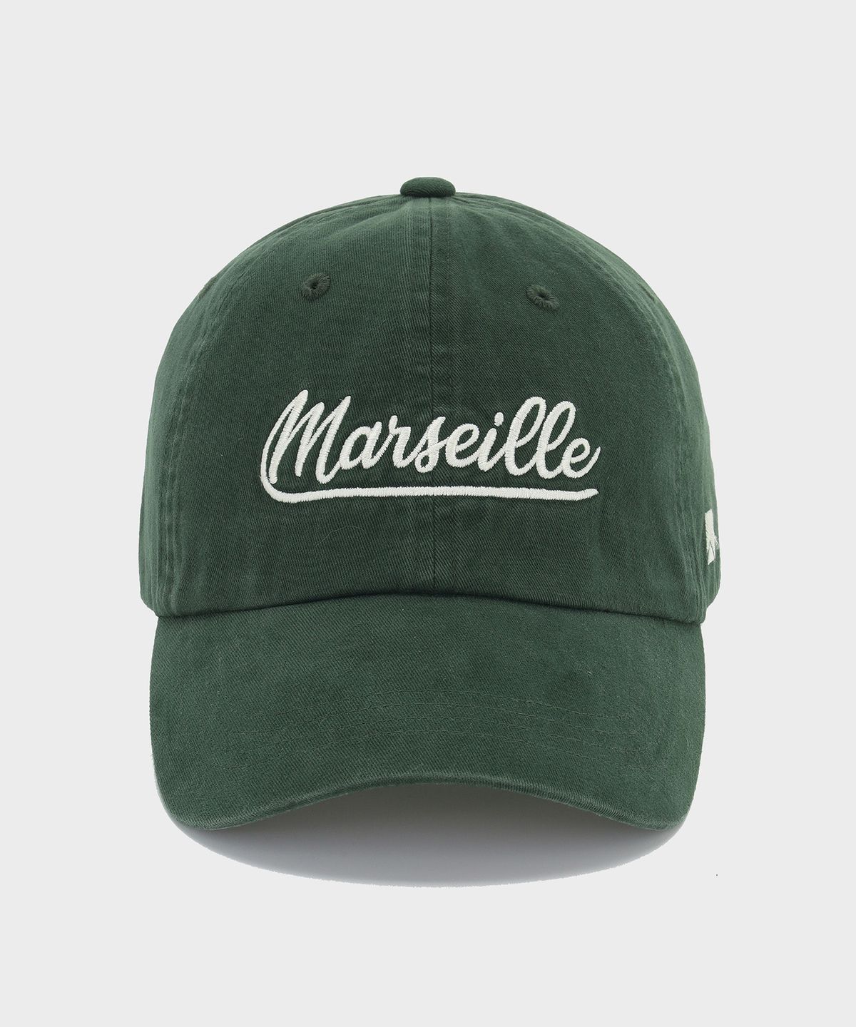 쿨트(KULTE) VINTAGE TAIL PEACH WASHING CAP D.GREEN