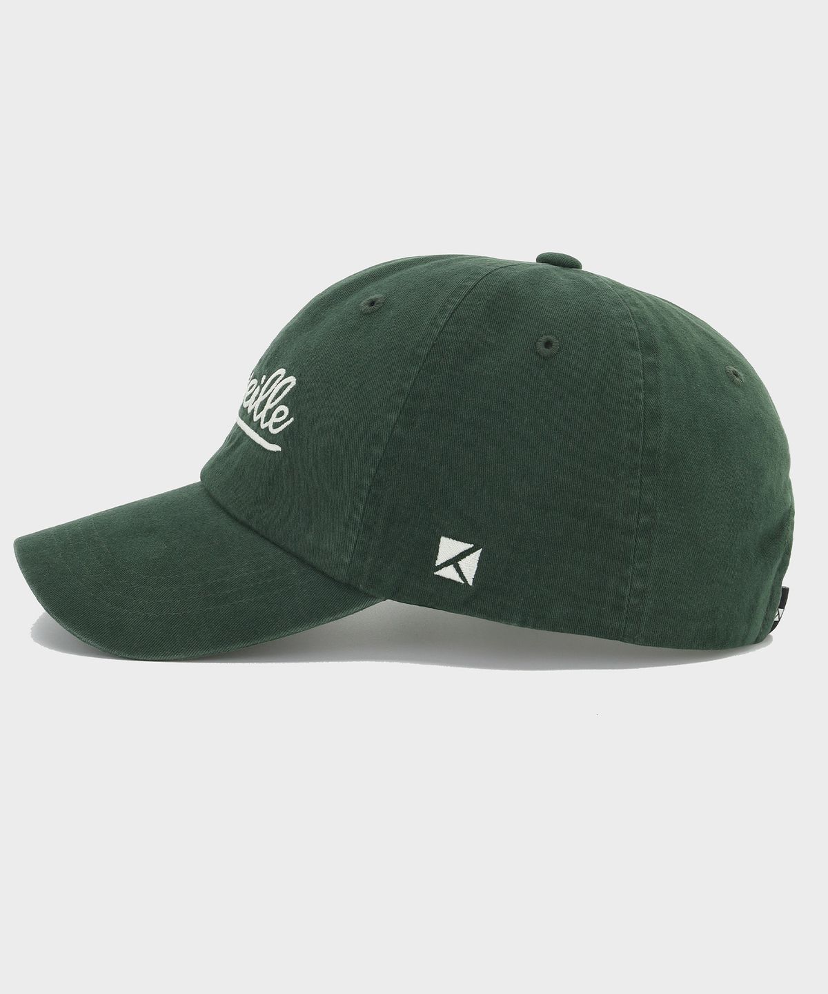 쿨트(KULTE) VINTAGE TAIL PEACH WASHING CAP D.GREEN