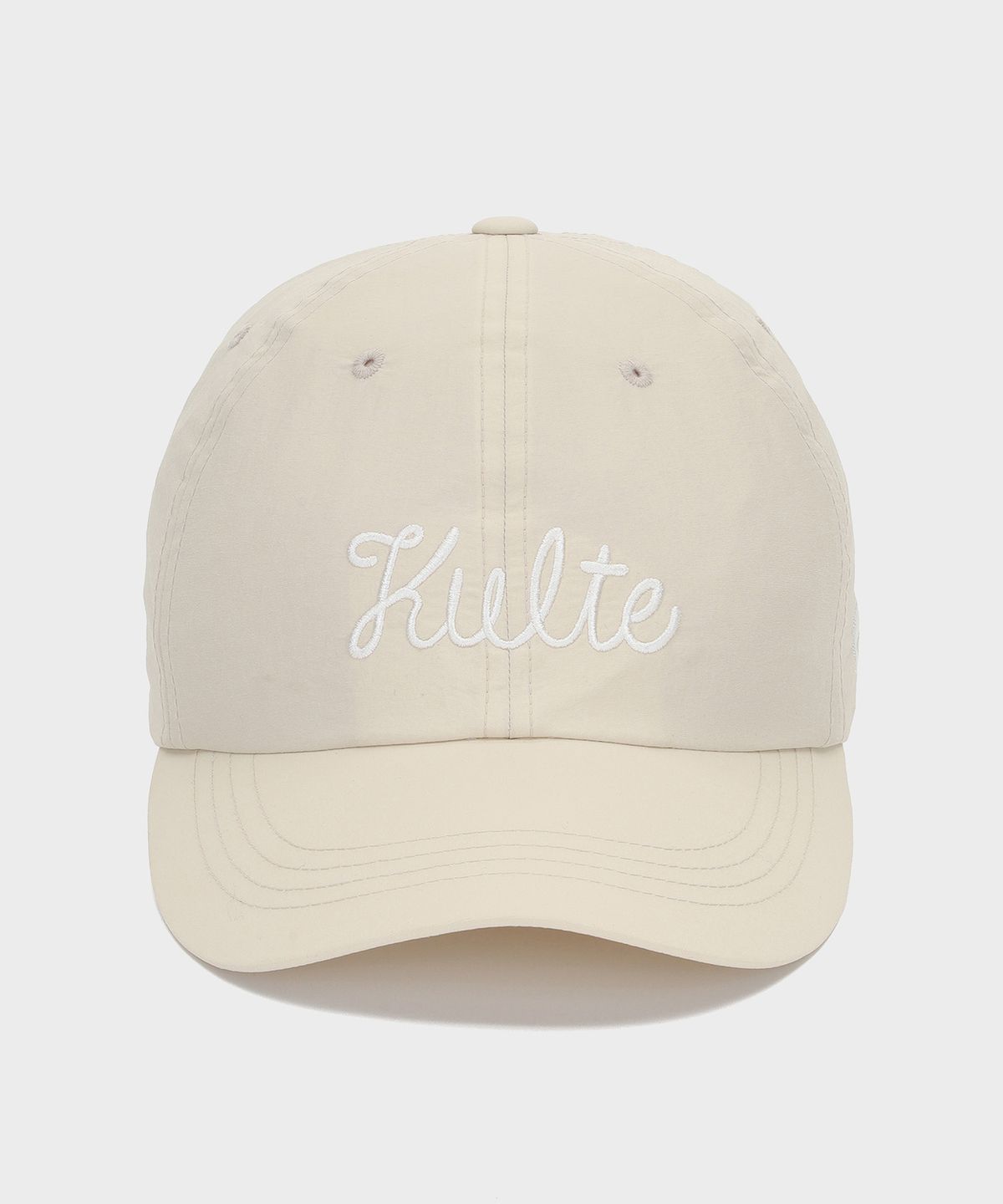 쿨트(KULTE) SCRIPT NYLON CAP BEIGE