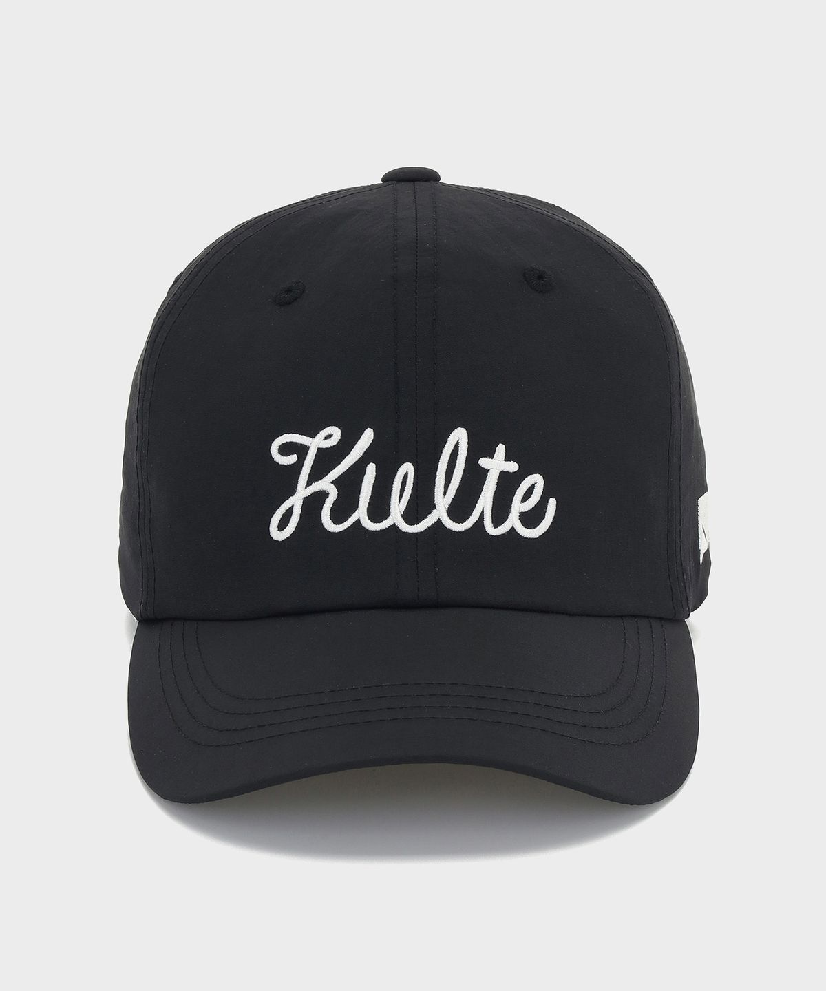 쿨트(KULTE) SCRIPT NYLON CAP BLACK
