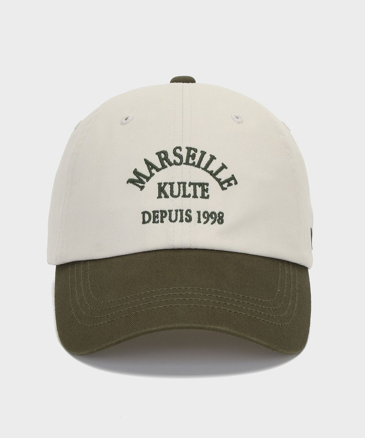 쿨트(KULTE) RETRO COLLEGE CAP KHAKI