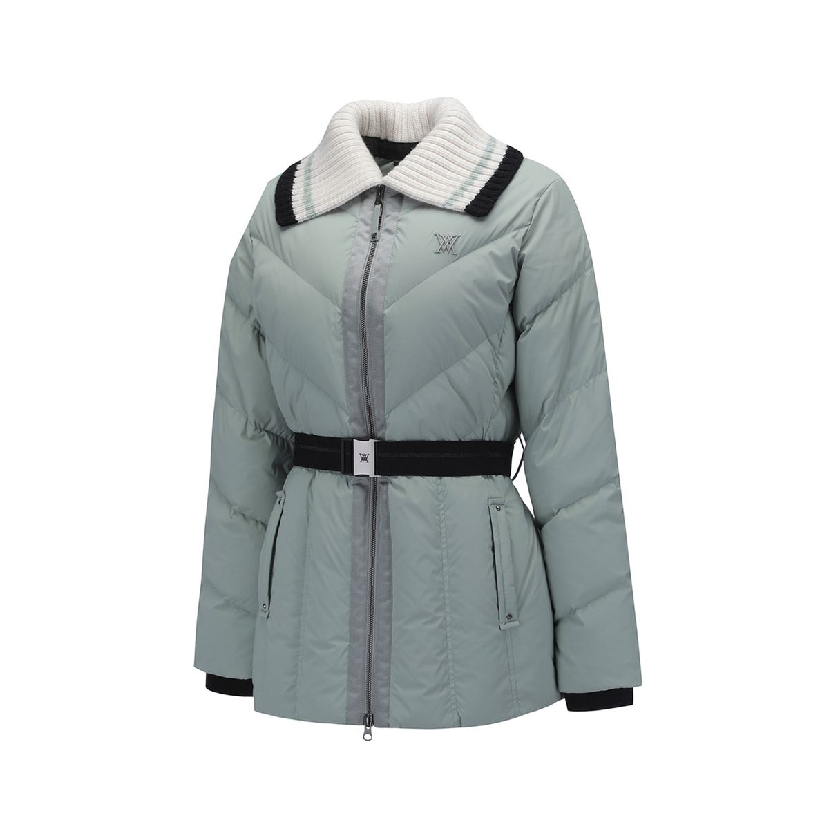 어뉴골프(ANEW GOLF) W KNIT DETACHABLE MEDIUM LENGTH DOWN JK_MT