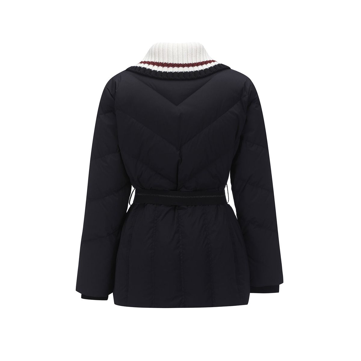 어뉴골프(ANEW GOLF) W KNIT DETACHABLE MEDIUM LENGTH DOWN JK_BK
