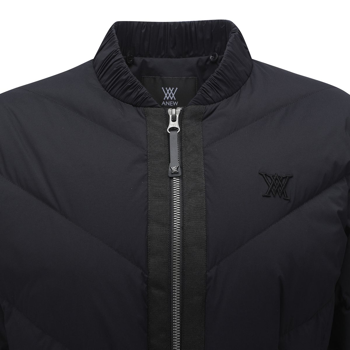 어뉴골프(ANEW GOLF) W KNIT DETACHABLE MEDIUM LENGTH DOWN JK_BK